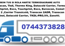 Ribon tus si Rola hartie Termodiagrama Transcan, Termoking,  DataCold Carrier, Euroscan, Esco, Comet, Vlt, Zanotti, cu livrare rapida