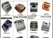 Riboane masini de scris, role si casete