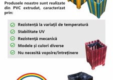 Cos gunoi stradal multicolor