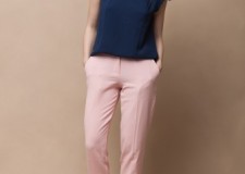 Bluza bleumarin fara maneci CSOLIA