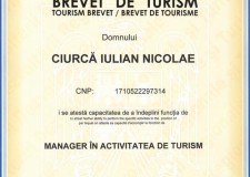 Obtinem brevete de turism
