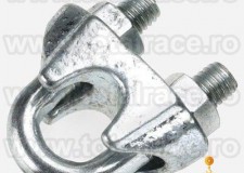 Bride-cleme de prindere cablu, din otel zincat, pentru cablu otel