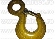 Carlig cu ochi si siguranta pentru chinga de ridicare
