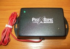 Aparat electronic staÈ›ionar (pisic electronic) pentru alungarea rozÄƒtoarelor din mijloace de transport pentru 20 m.p.