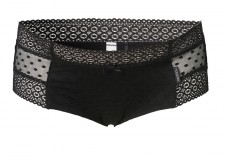 Chilot cu dantela pentru gravide negru