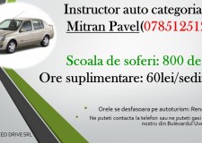 Instructor auto catB, sector 5