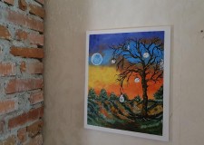 Pictura pe panza in culori acrilice diverse teme