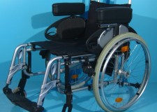 Fotoliu rulant din aluminiu Sopur / 46 cm