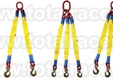 Dispozitive de ridicare din chingi cu 4 brate