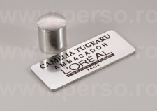 Gravura pe METALE. Placute industriale gravate. Placi metal gravate