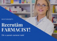 Pozitii Vacante pentru Farmacisti in Bucuresti