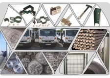 Plasa de sarma,stalp de beton