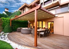 Pergola cu acoperis retractabil