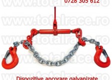 Sistem lant de ancorare galvanizat 10 mm 6,3 tone