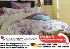 Lenjerii De Pat Model A 4 Din Bumbac - Casa New Concept