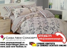 Lenjerii De Pat Model A17 Din Bumbac - Casa New Concept