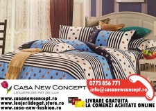 Lenjerii De Pat Model A216 Din Bumbac - Casa New Concept