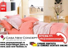 Lenjerii De Pat Model A201 Din Bumbac - Casa New Concept