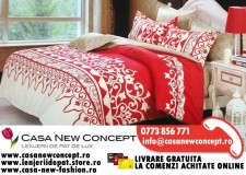 Lenjerii De Pat Model A14 Din Bumbac - Casa New Concept