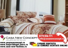 Lenjerii De Pat Model A43 Din Bumbac - Casa New Concept