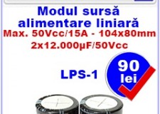 Modul sursa alimentare liniara 2x12.000ÂµF/50Vcc â€“ LPS-1