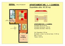 Vand garsoniera la mansarda