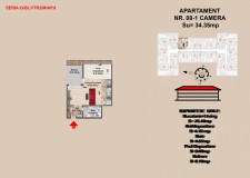 Vand garsoniera la mansarda