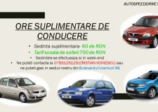 Sedinte suplimentare de condus sector 6