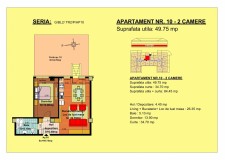 Vand apartament cu 2 camere