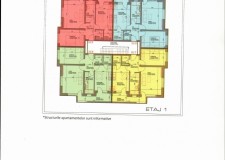 mini-penthouse pe 2 nivele cu scara interioara,2 bai,2 dormitoare si 3 terase