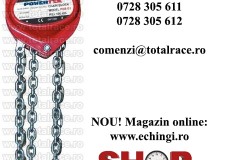 Palane manuale cu lant pentru instalare echipamente