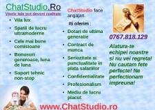 Salariul porneste de la 2000 lei. Aplica pe ChatStudio.ro