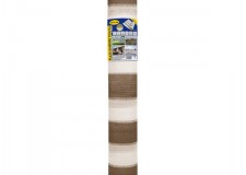 Plasa pentru umbrire 2x10m maro-alb