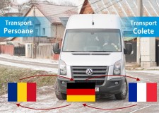 transport persoane si colete Franta