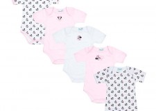 Set body-uri din bumbac pentru fetite