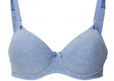 Sutien alaptare bumbac albastru Melange