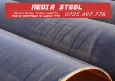 Teava metalica trasa si sudata. Transport gratuit! Tevi metalice la Super Pret