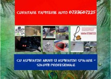 Curatare tapiterie auto cu aburi injectie extractie + aburi + solutii profesionale