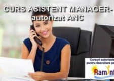 CURS ASISTENT MANAGER- autorizat ANC