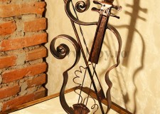 Suport pentru lumanare din fier forjat VIOARA